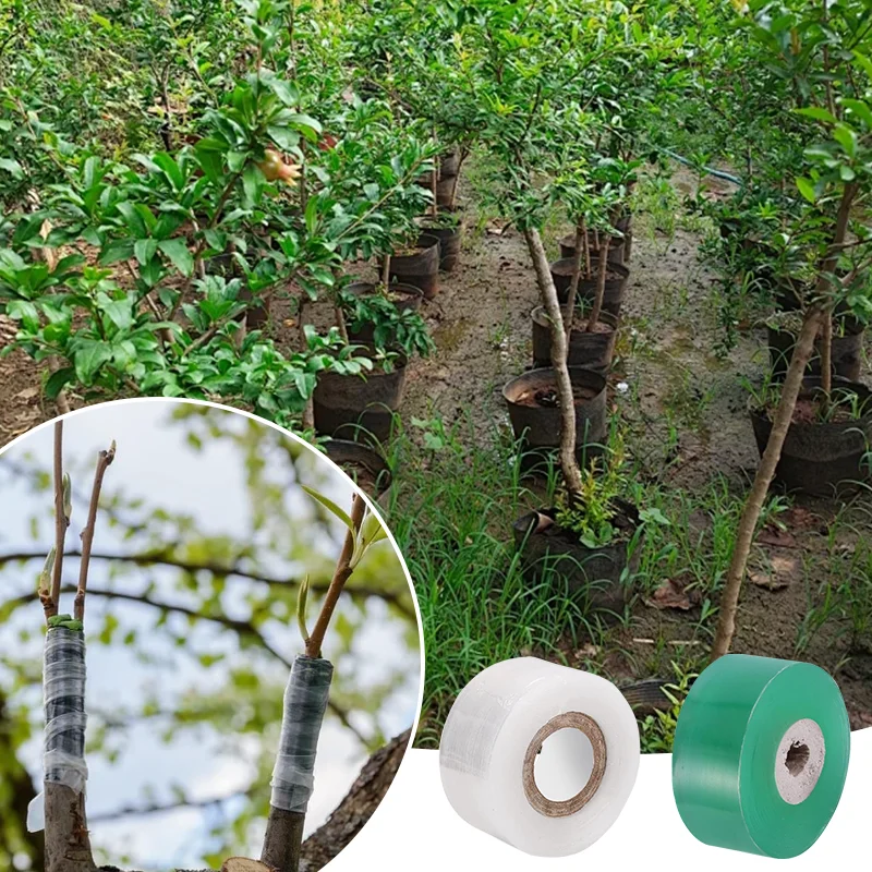 PE Grafting Tape Film Self-adhesive Garden Tree Plants Seedlings Vine Tomato Grafting Accessories Stretchable 2/3/4cm Width