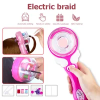 Kits de tresses de cheveux automatiques, outil de coiffure, Machine électrique de bricolage, ensemble de rouleaux de tissage, cadeaux pour enfants, accessoires pour cheveux pour femmes 6