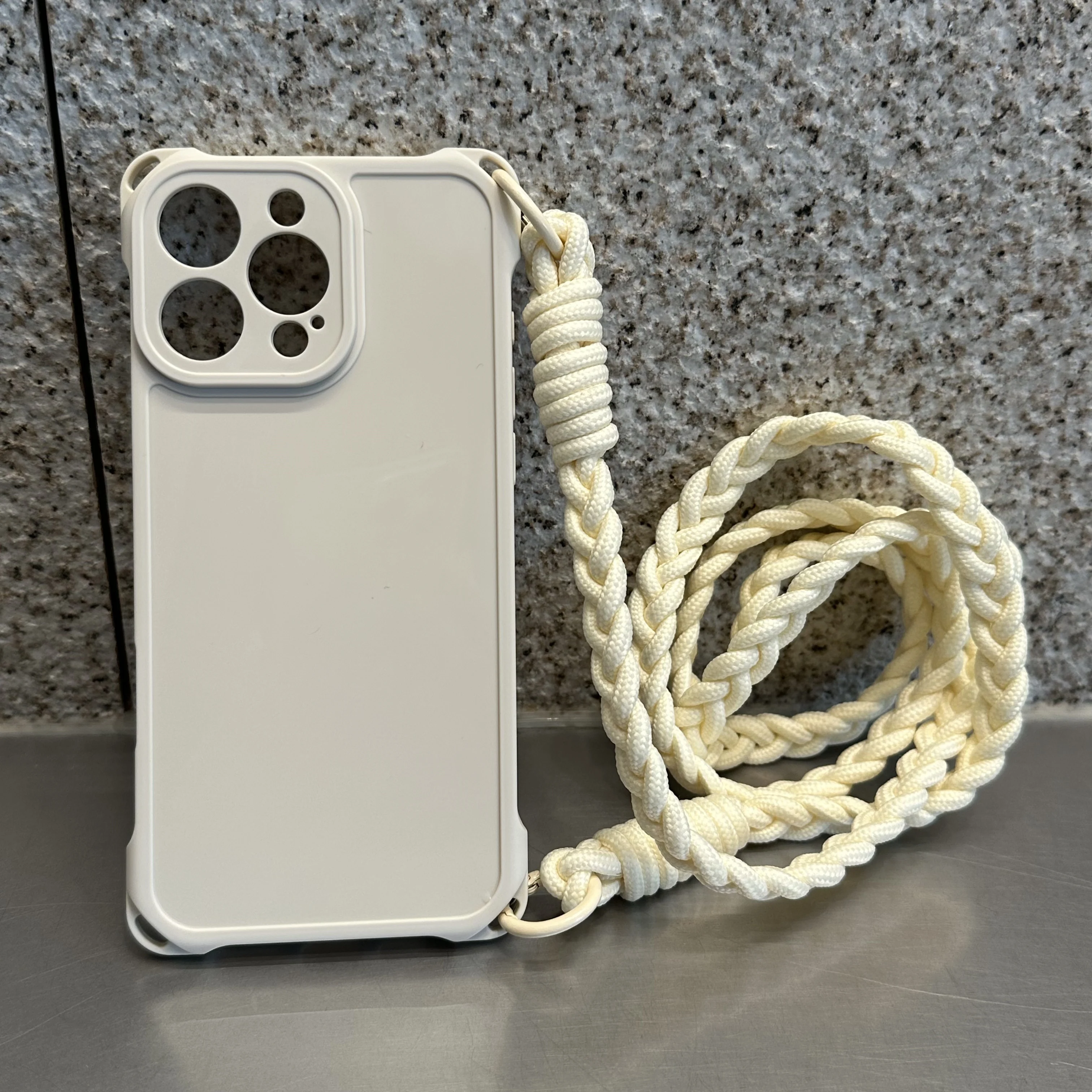 Crossbody Lanyard Shockproof Shoulder Strap Silicone Soft Case