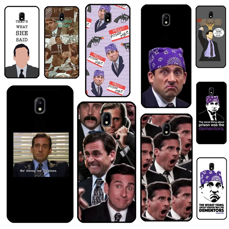 Michael Scott The Office Funny Humor Per Samsung Galaxy J8 A7 A9 2018 J1 J3 J5 J7 2016 A3 A5 2017 A6 A8 J4 J6 Plus Custodia Per Telefono