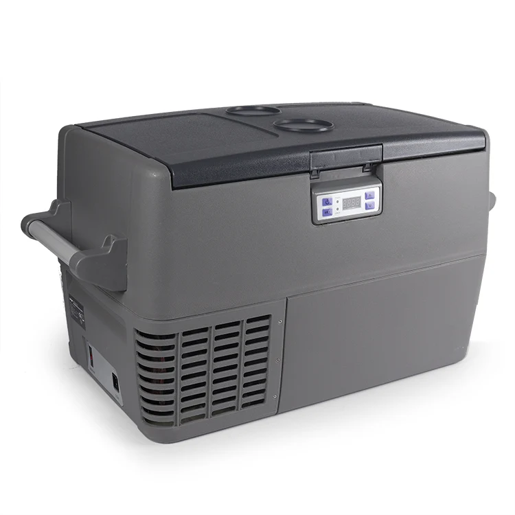 Dual refrigeration car refrigerator mini small Portable Cooler mini Car Fridge 12v 220v
