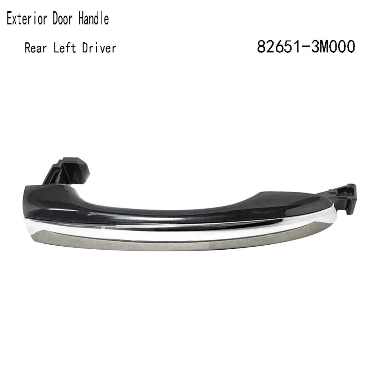 

82651-3M000 Rear Left Driver Exterior Door Handle Side Outside Handle for Hyundai Genesis Sedan 3.8L 4.6L 2009 -