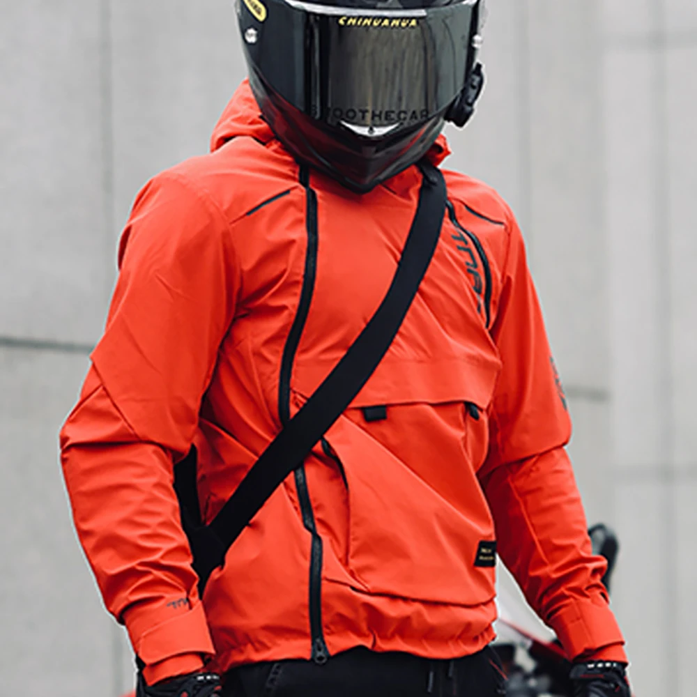 Racing Jacket Winter Warm Waterproof Casual Racing Suit Motorcycle Jacket Windproof Fall Prevention With CE Protector
