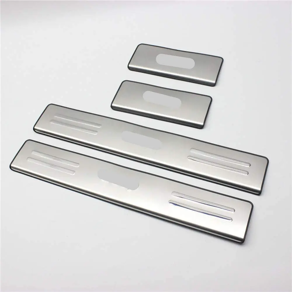 StainlessSteelInnerOuterDoorSillScuffPlateGuardSillsProtector