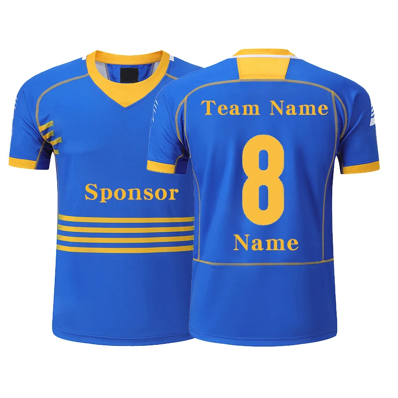 

English rugby jersey Customized match training uniforms for club teams
