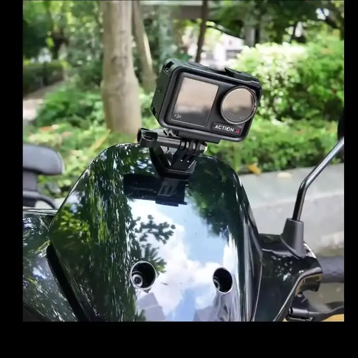 Morsetto per montaggio su parabrezza moto Clip in alluminio