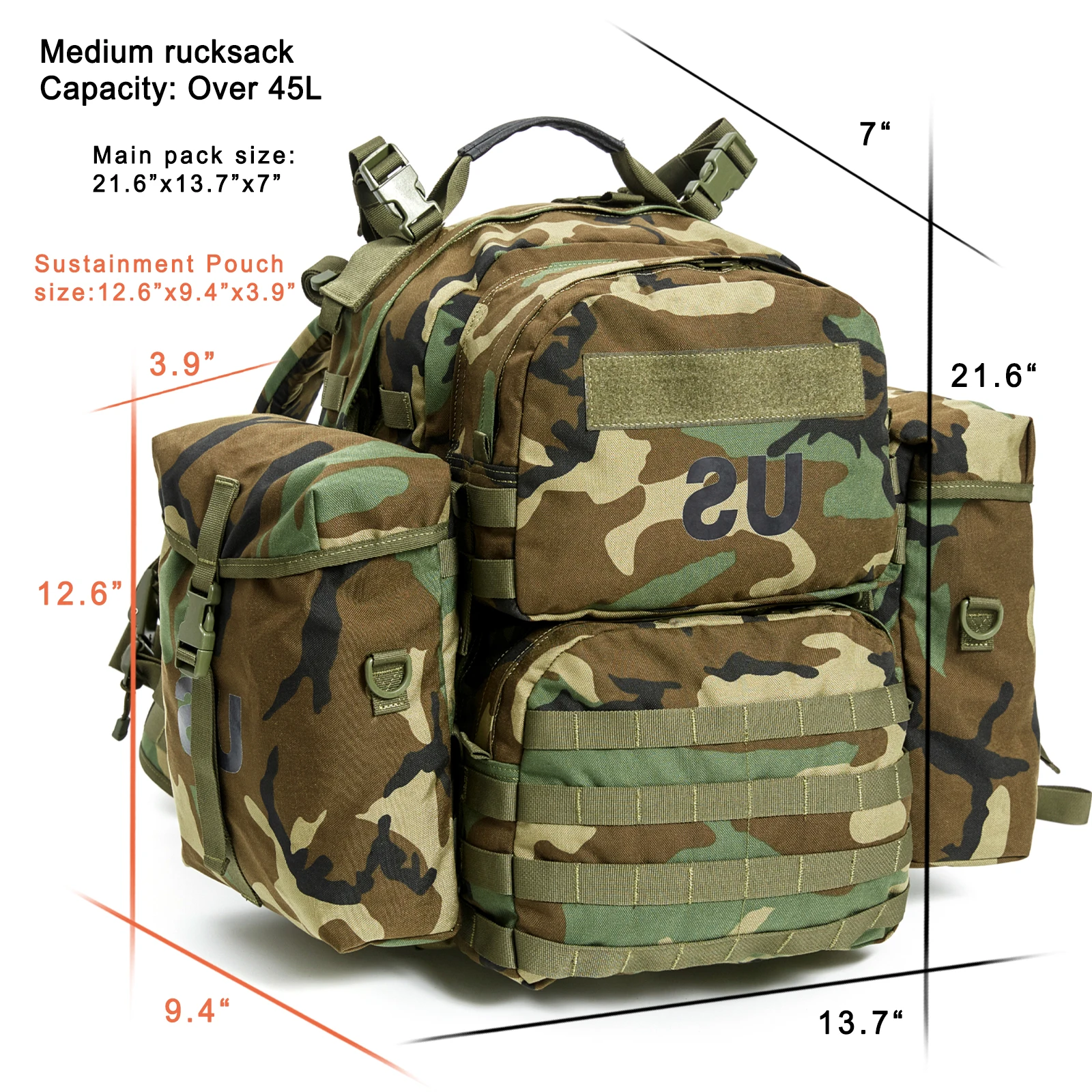 ＡＫmax Ａssault Pack マルチカモ Modular Tactical Assault System – OCP Camo | Tactical Vest +