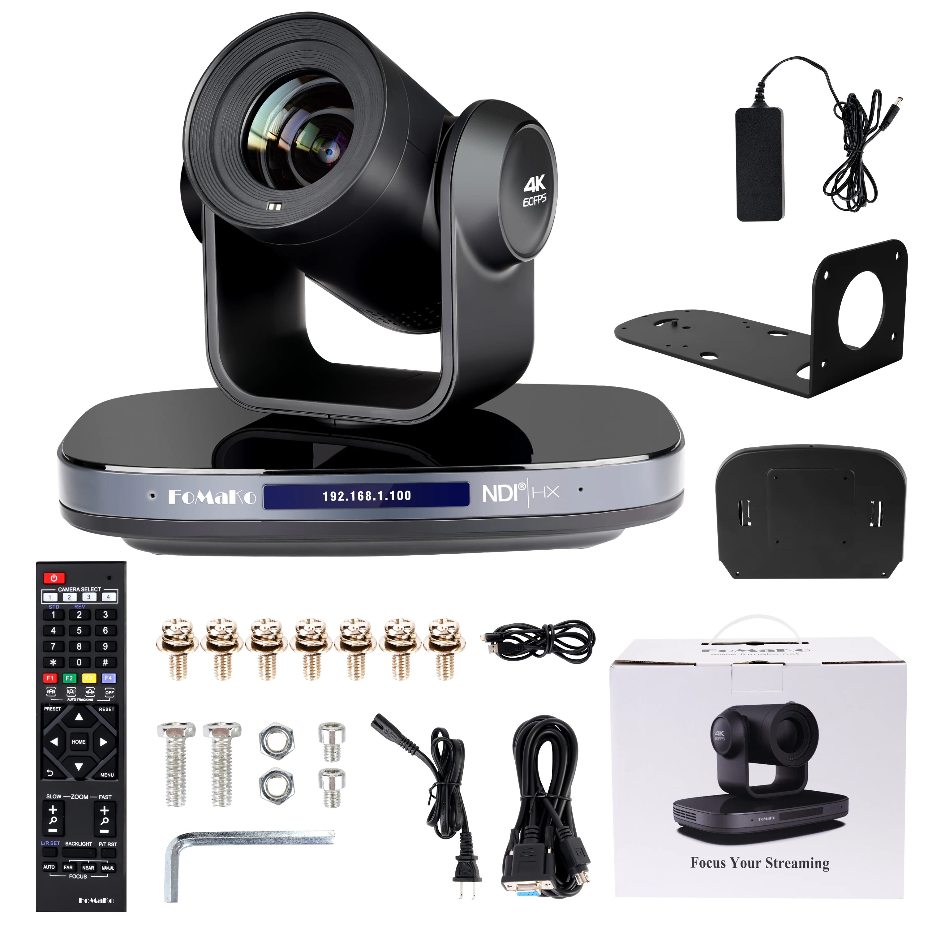 新品未使用 FOKAMO ハイエンド PTZカメラ Amazon.co.jp: PTZカメラ NDI | HX + PoE 光学ズーム20X ウェブ