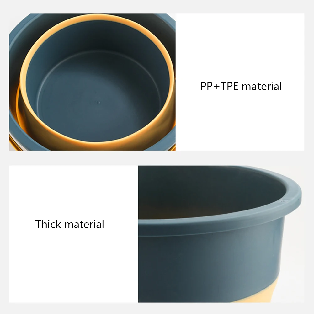 Laundry Tub Foldable Bucket Basin for Tourism Outdoor Clean Fishing Pail Camping Car Wash 5/10L folding bucket