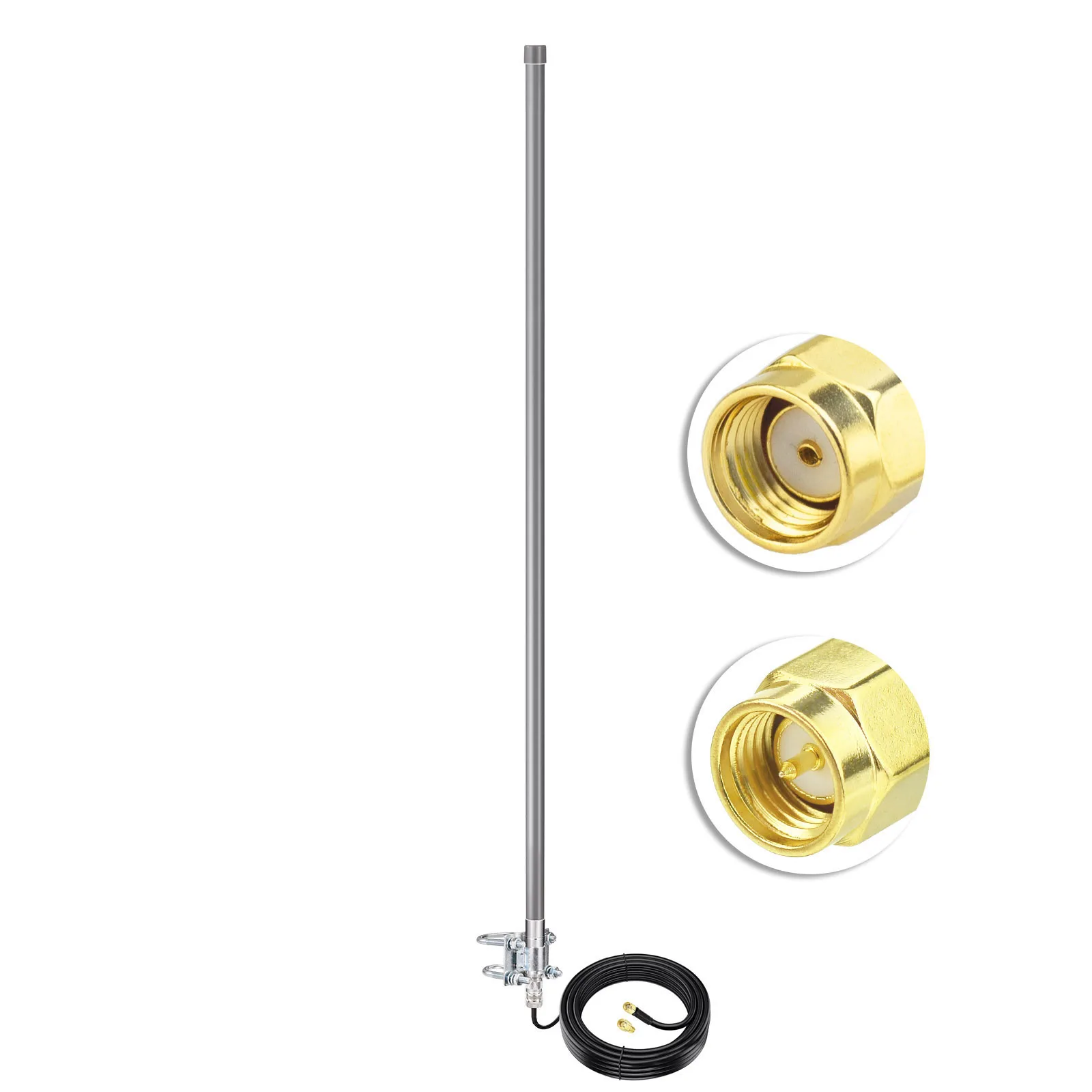 Long Range Lora Antenna with Low Loss Cable for Helium HNT Miner