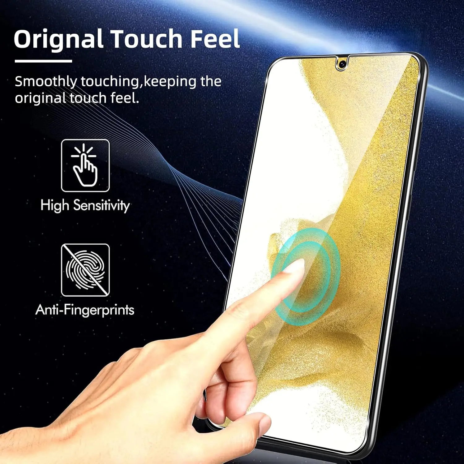 Full Coverage High-Definition 6.1-Inch Anti-Drop Tempered Glass Screen Protector