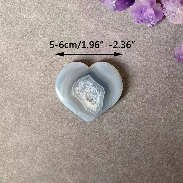 Natural Crystal Healing Quartz Various Heart Shape Gemstones Collections  Decorations - AliExpress