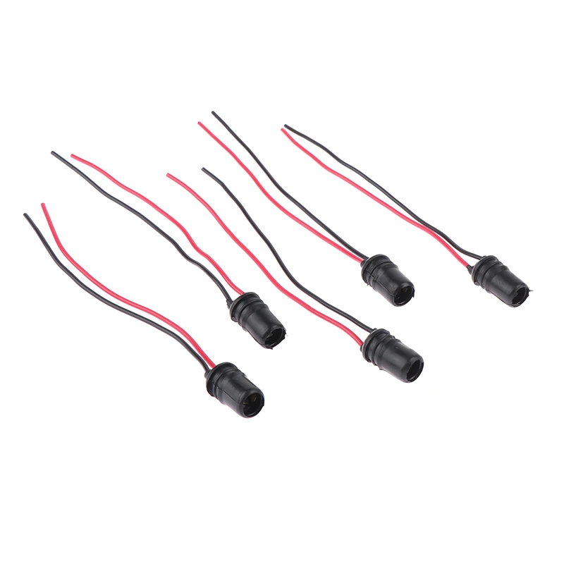 거치대 자동차 전구 소켓 익스텐션, T10 커넥터 램프, 자동차 트럭 소켓, LED 보트 거치대 소켓, T10, T15, 5 개