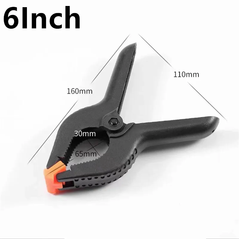 1-10 Pcs 목공 스프링 클램프 2/3/4/6/9 인치 DIY 도구 플라스틱 나일론 클립 A 타입 클램프 목공 지주 스프링 클립