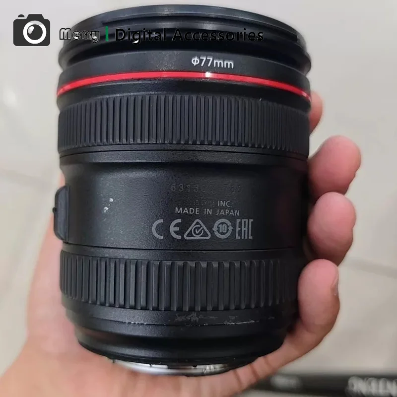 캐논 EF 24-70mm f/4L IS USM L 풀프레임 줌 렌즈 IS 손떨림 방지 USM 무소음 포커스 (캐논 DSLR 카메라용) 95% 새 상품