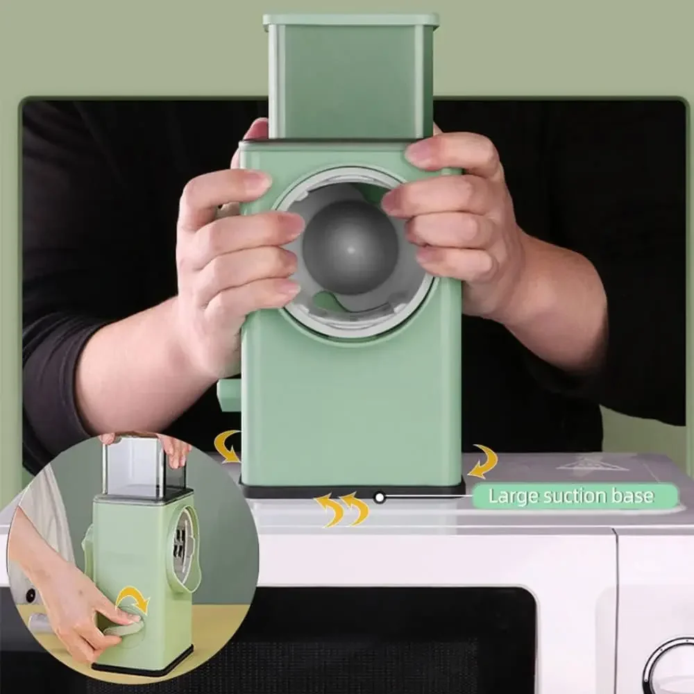 3 in 1 Multifunction Vegetable Slicer Manual Home Kitchen Accessories Grater Vegetable Chopper Roller Cutter Potato Spiralizer