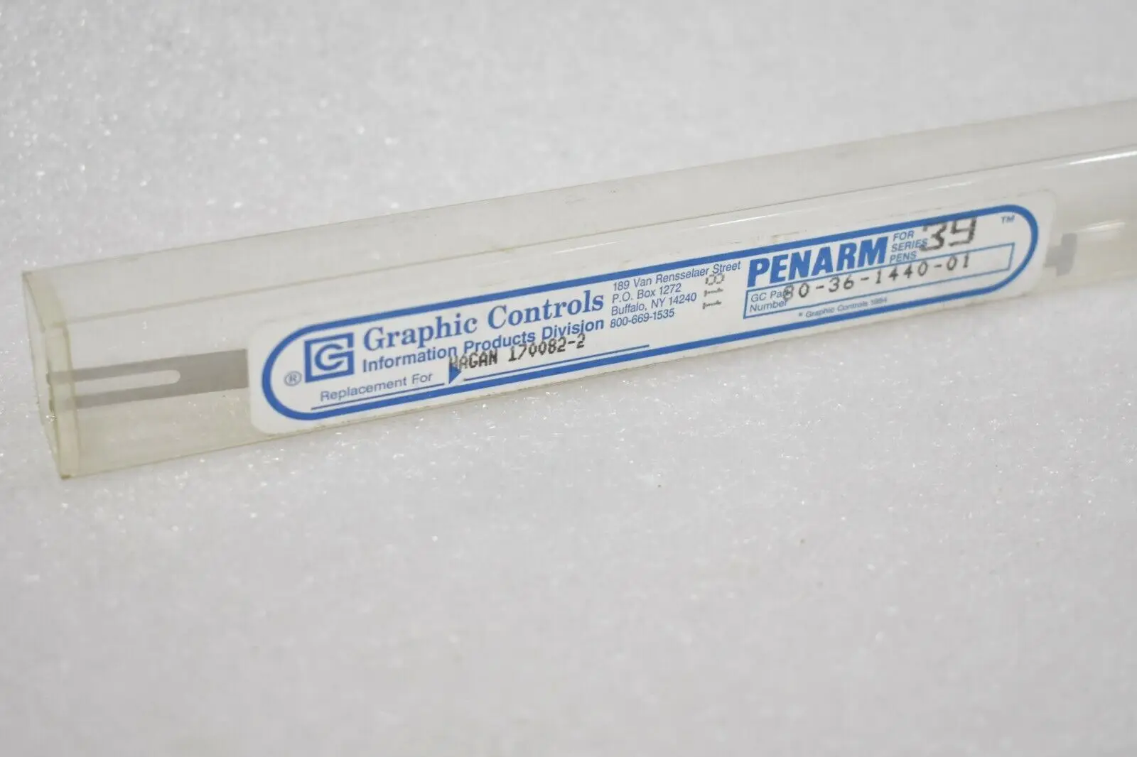

GRAPHIC CONTROLS 80-36-1440-01 PENARM FOR SERIES 39 PENS HAGAN 170082-2