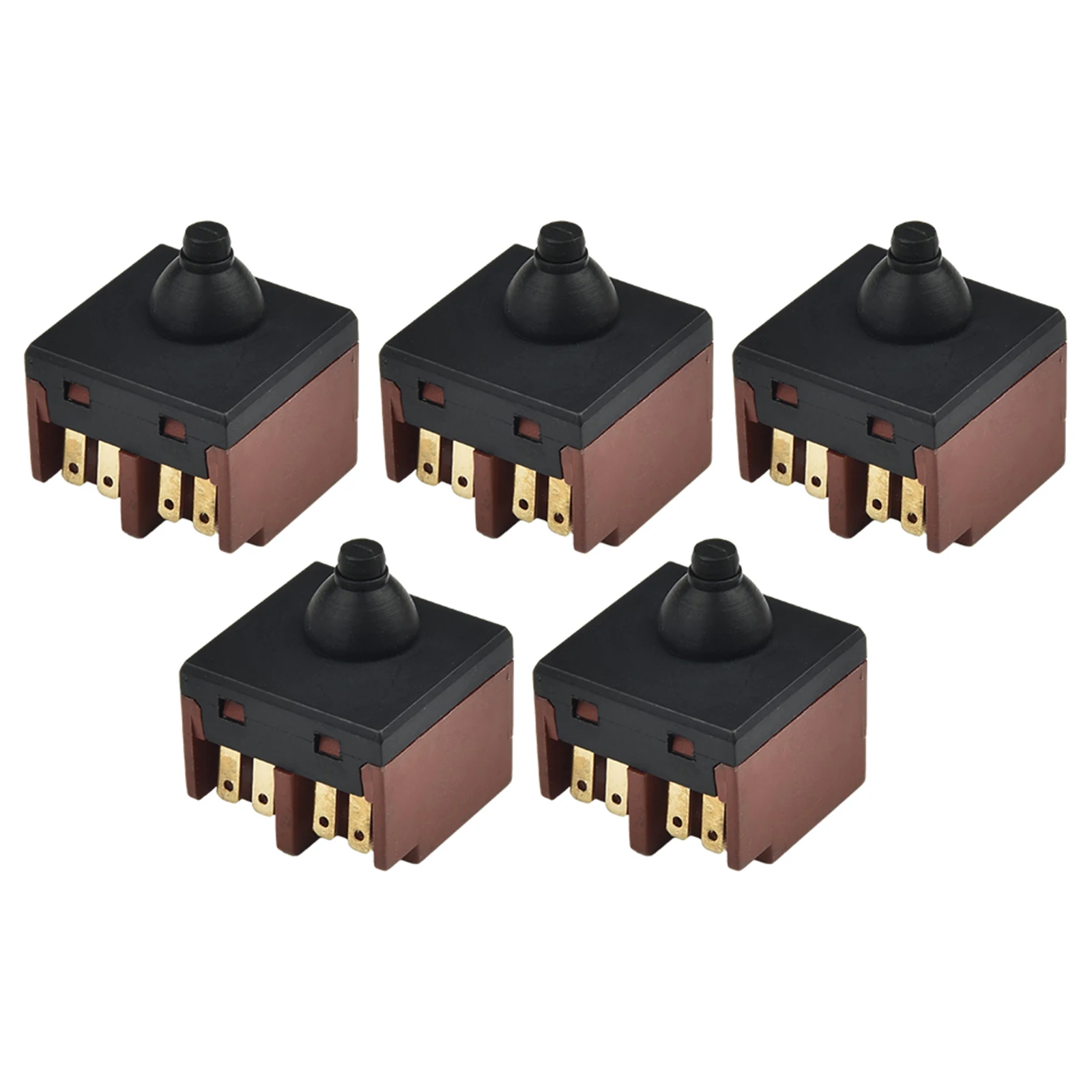 Angle Grinder Switch Replacement Push Button Switch Angle Grinder 100 Polisher Accessory Power Tools Parts Accessories 5pcs