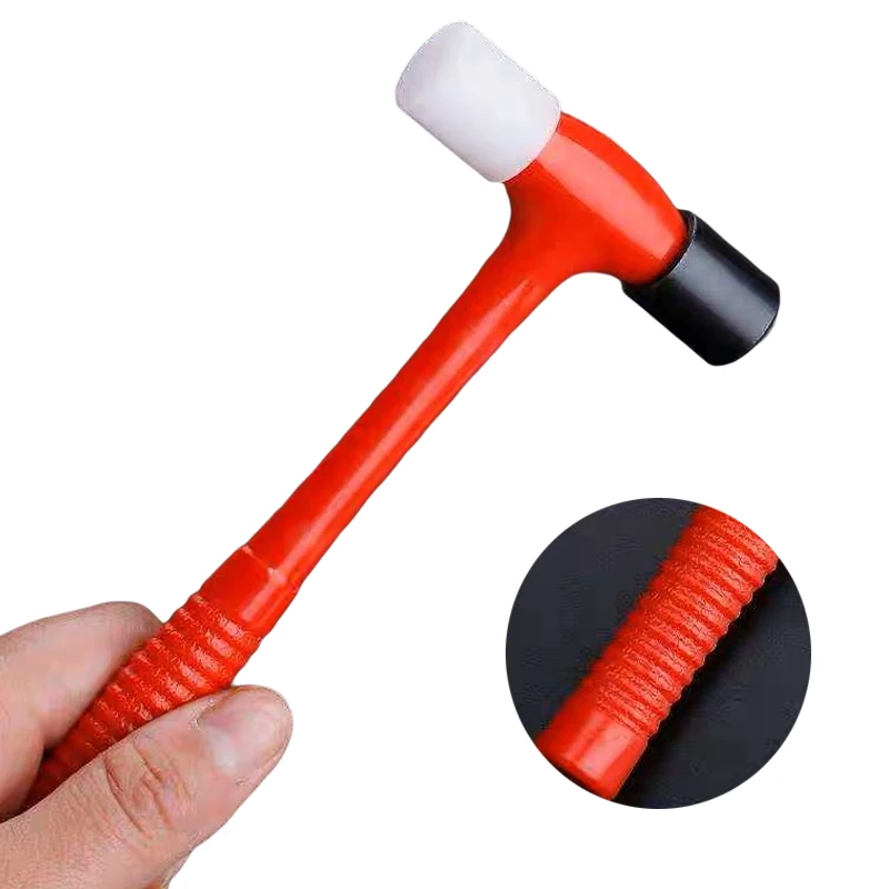 

1PC Multi Functional Double Ended Hammer Mini Shockproof Metal Tile Installation Clock Repair Hammers Hardware Tools