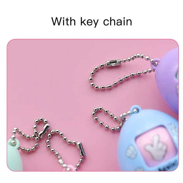 Mini Mora Device Fair Finger-Guessing Game Rock Paper Scissors Play Toy Round Egg Delicate and Funny Key Chain Pendant Toys 5