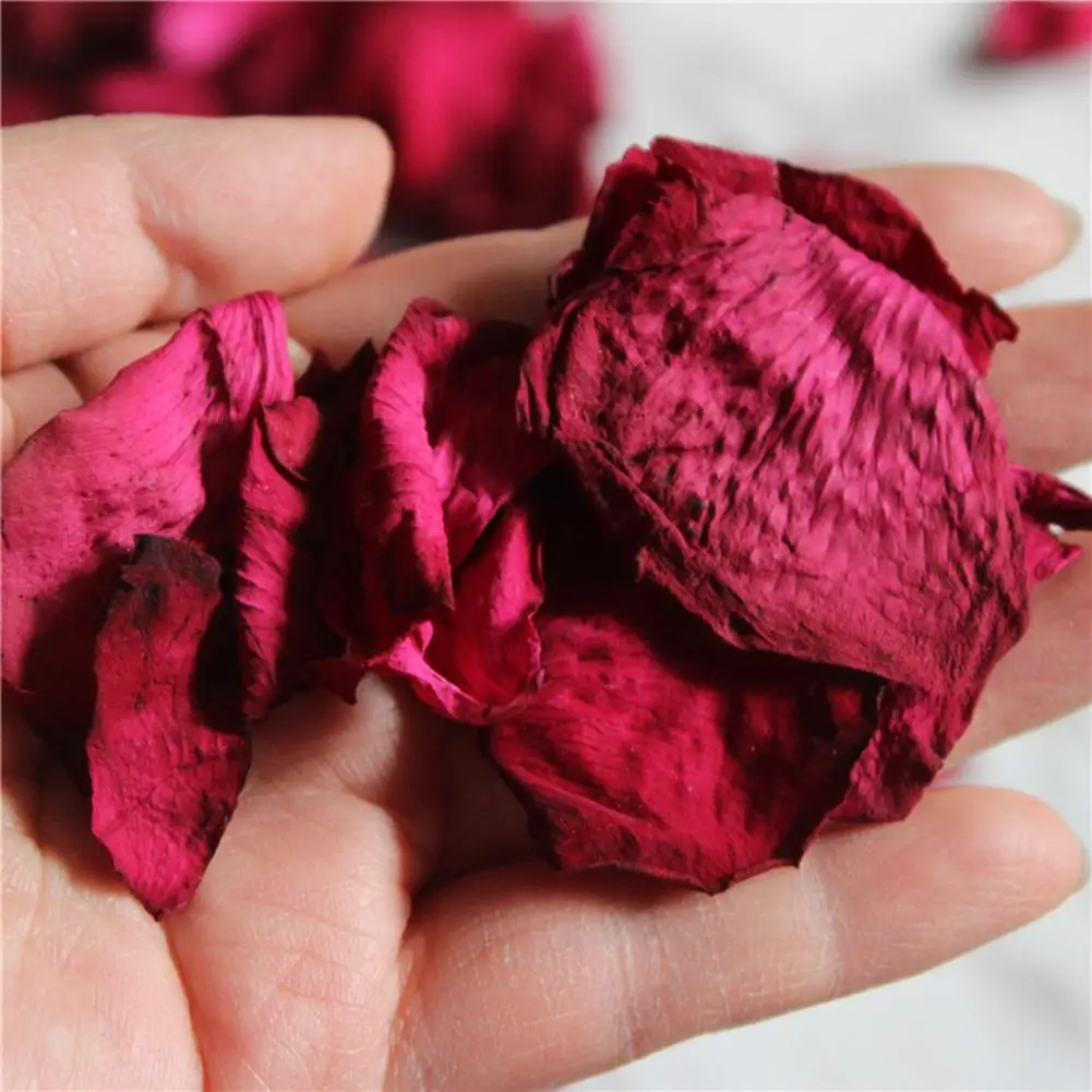 Creative Dried Rose Petals Natural Flower Petal Non-edible Toiletries  Reduce Fatigue Flower Petal - AliExpress