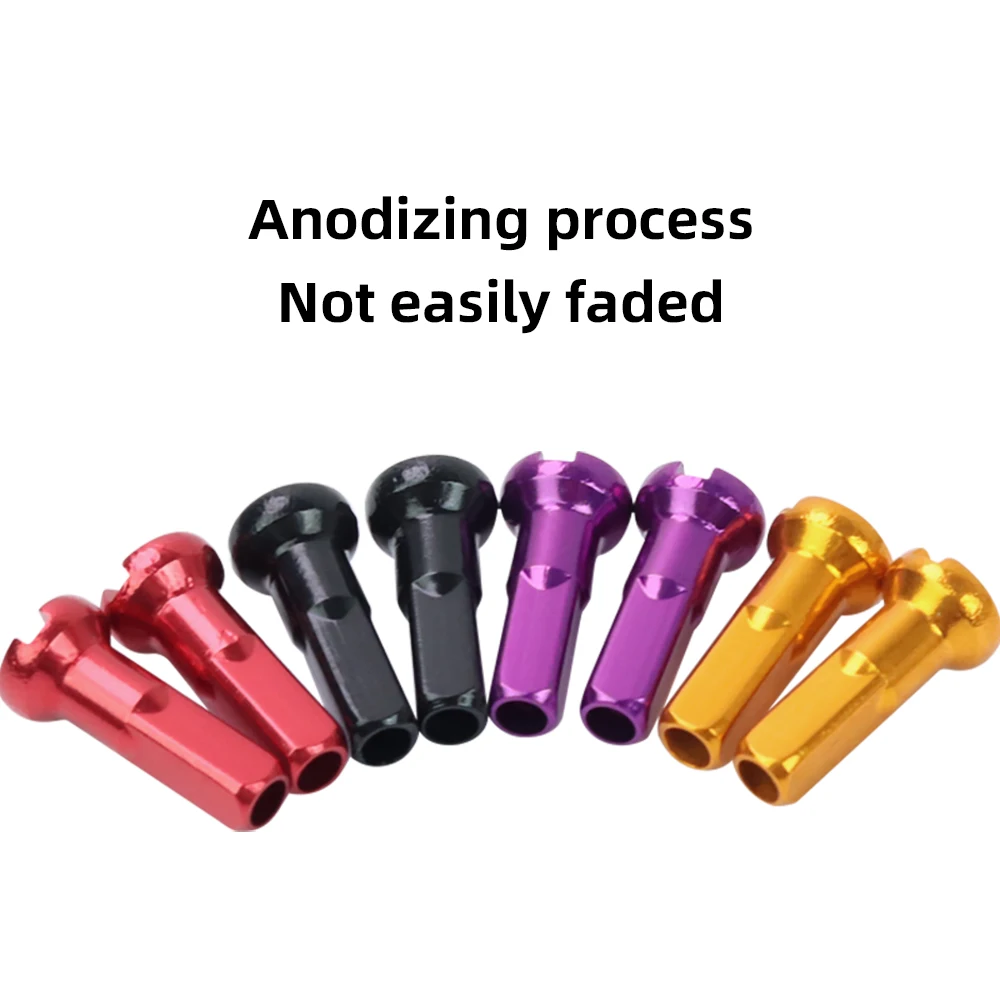 20pcs MTB Bike Bicycle Spoke Caps High Strength Aluminum Alloy Spokes Cap Cycling Nipples Colourful Accessories bike accessories bicycle spokes bike spokes nipples