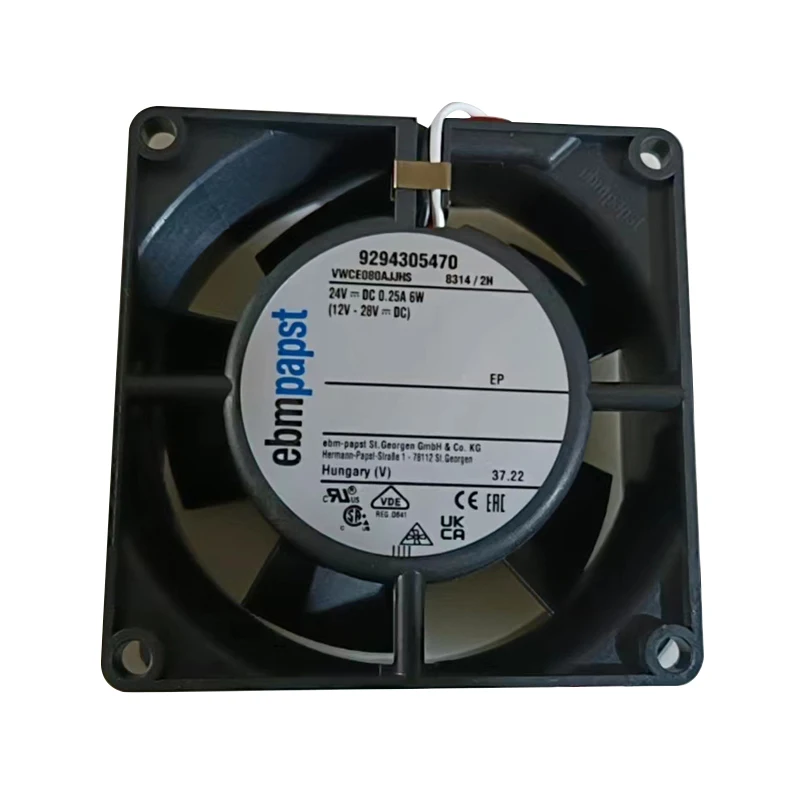 

8314/2H 8032 8cm80*80*32mm 24V 6W 0.25A Ball Bearing 5000RPM Battery Module Cabinet Inverter Axial Cooling Fan