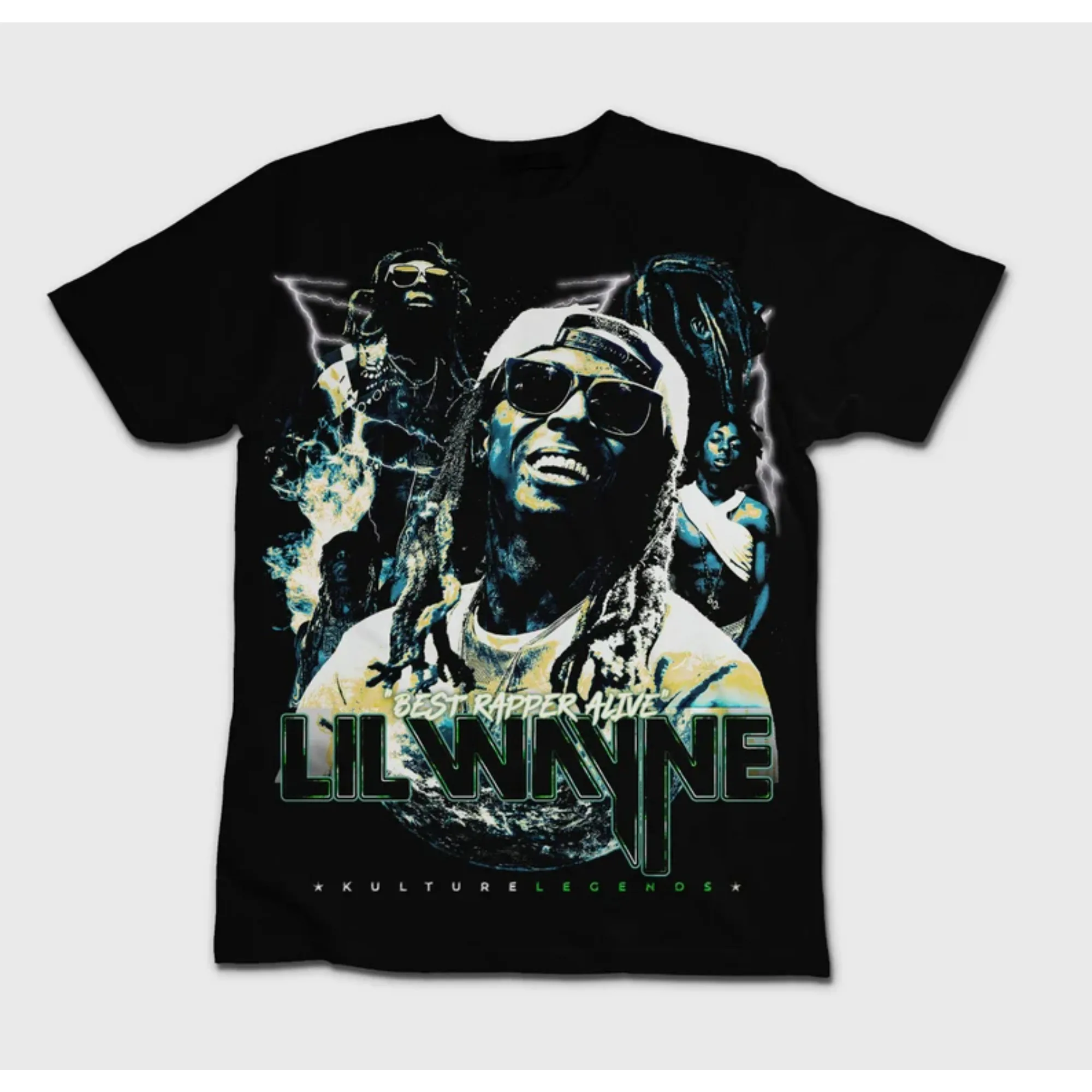New Summer Men Hot Selling Vintage Lil Wayne Vintage GraphicT