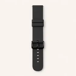 Valdus Silicone Smartwatch Strap - Premium 22mm Replacement Band - 22mm (Only Black strap)
