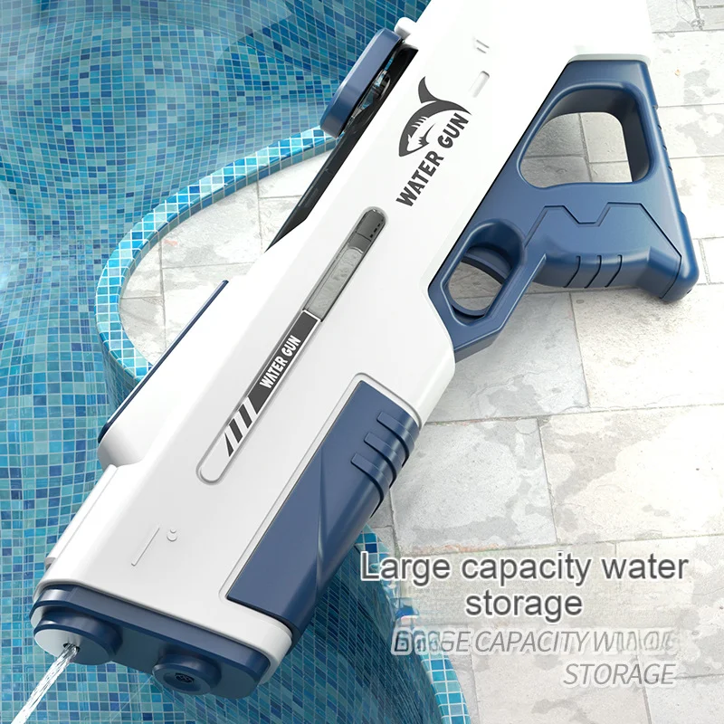 Pistola Ad Acqua Elettrica Ricaricabile Con Luce LED, Serbatoio 300 Ml + Espansione A Bottiglia, Gittata 10 M, Autonomia 40 Min, Per Bambini E Adulti