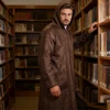 Eid Djellaba Jubba Thobe Saudi Arab Winter Thick Warm Faux Fur Men Muslim Kimono Cardigan Hooded Coat Kaftan Abaya Islam Clothes