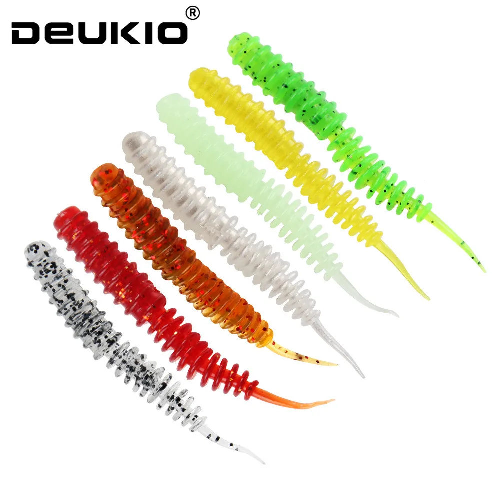 

10pcs/lot Soft Bait Fishing Lures Set Grub Worm Swimbaits Silicone Baits Pesca Bass Carp Fishing Tackle Wobblers Artificial Bait