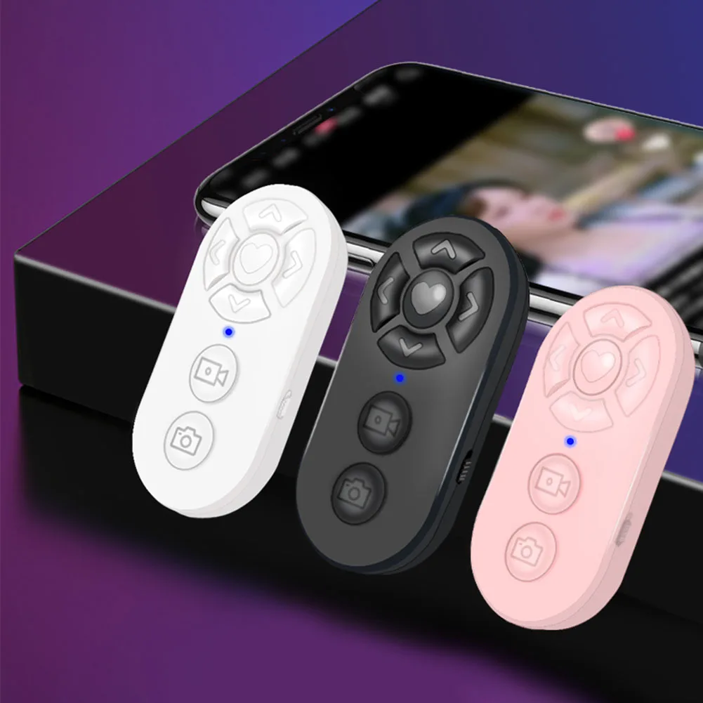 7 Buttons Remote Controller Bluetooth-Compatible Smart Remote Universal Remote Control for Xiaomi IPhone Samsung Mobile Phone