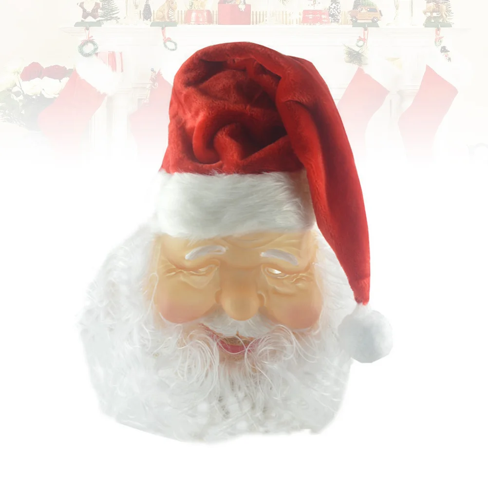 

Santa Claus Hat Xmas Party Dress Christmas Supplies Costume Cover for Kids Party