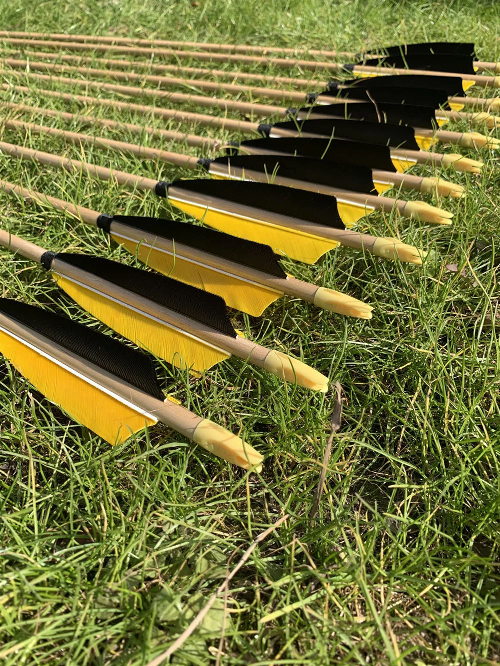 6/12PCS 32 Wooden Arrow 5" 5