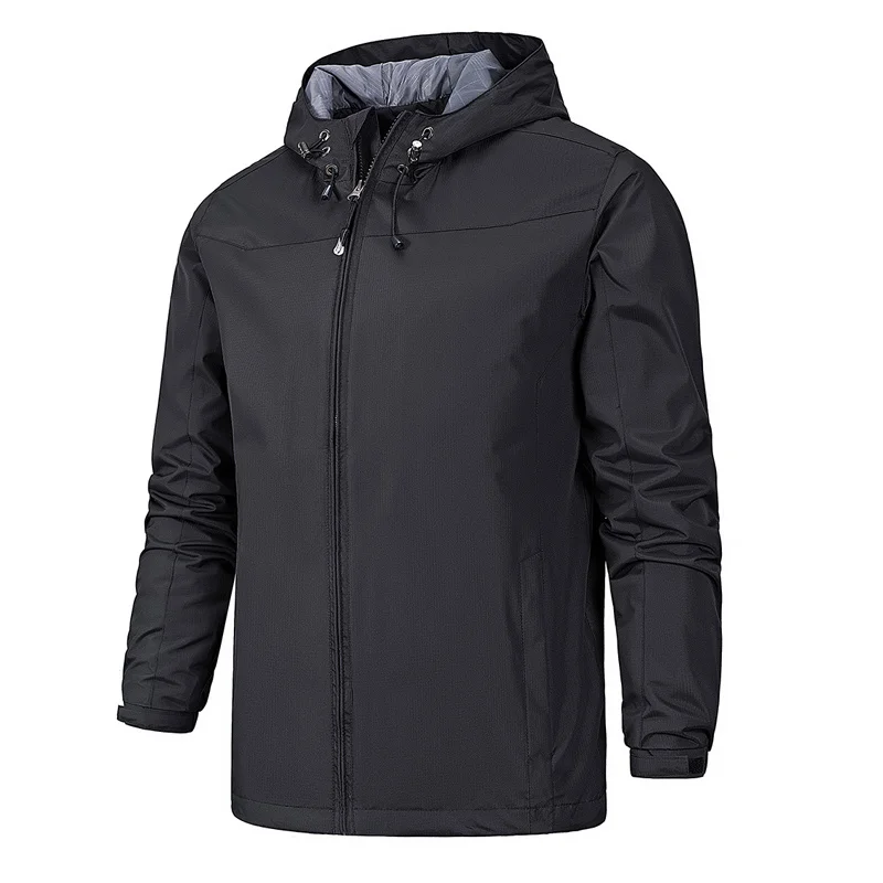 Outdoor Waterproof Assault Suit Men's Thin Style Spring and Autumn Trendy Jacket Windproof Coat Four Season Hiking Suit