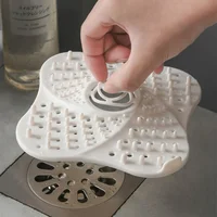 Sink Filter Hair Catcher Bathtub Drain Cover Stopper Sink Mesh Strainer Catch Hairs Bathroom Kitchen Shower Bath Accessories 2