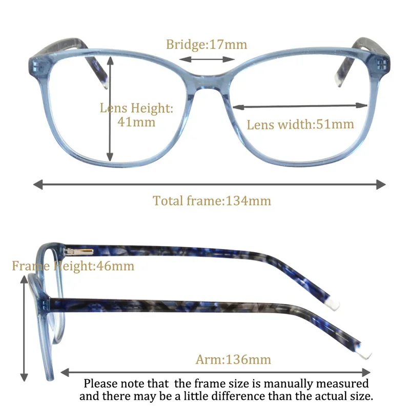 Women Blue Light Progressive Multifocal Reading Glasses Women Luxery Hyperopia Presbyopia Photochromice eyeglasses CUSTOM