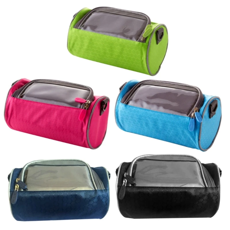 

Bike Handlebar Bag Large Capacity Waterproof for Touch Screen Front Bike Bag