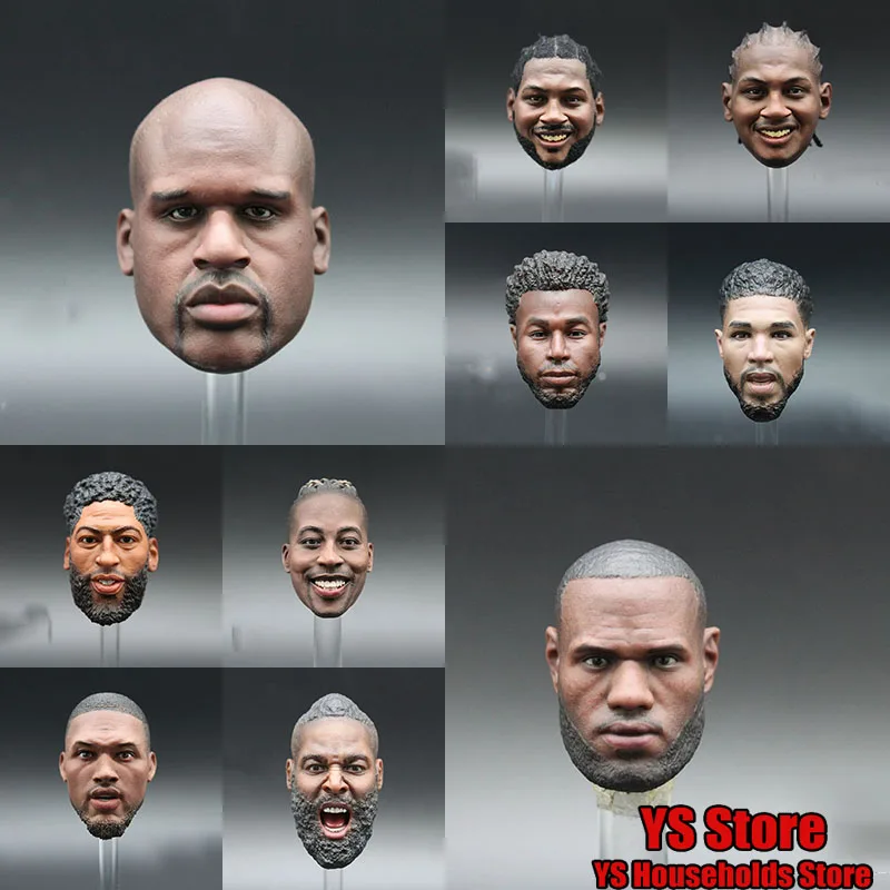

Basketball Series 3 1/6 Man Soldier Eminent Athlete Figure Delicate Head Sculpt Model Toys For 12" Action Body Hobby Gifts