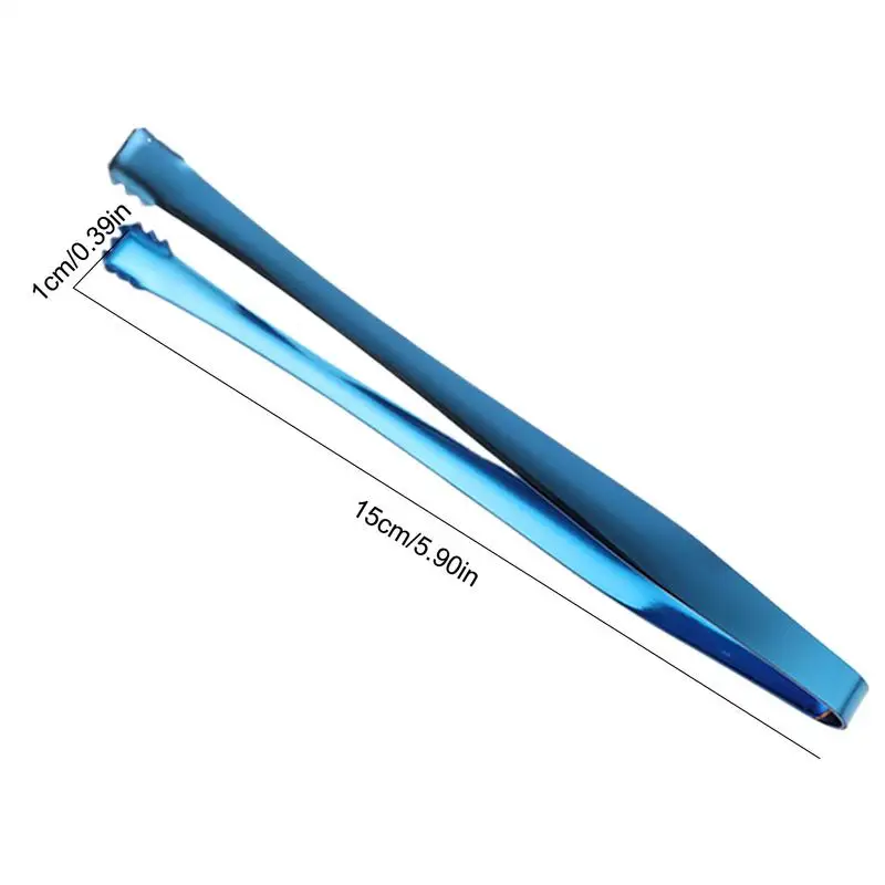 Egg Chalazae Removal Tool 15cm Stainless Steel Kitchen Food Tongs Non-Slip Ice Clip Steak Salad Clamp Cooking BBQ Tweezer Gadget