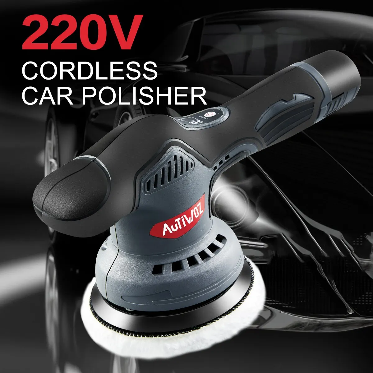 AUTIWOZ Cordless Car Polishing Machine Wireless Car Polisher 5800rpm