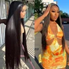 40 50Inch 220Density 13X4 HD Lace Front Wigs Human Hair Wigs 100%real human hair Straight 360 Full Lace Frontal Wigs Human for 1