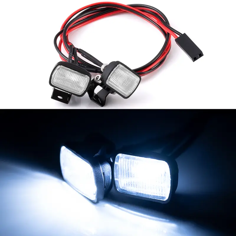 AXSPEED 1Set LED Lights Headlights Spotlight for TRX-4 TRX-6 Axial SCX10 90046 Wraith 1/10 RC Car Decoration Parts Accessories - Image 21