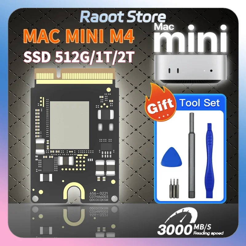 Mac Mini M4 SSD 2TB/1TB Solid State Drive upgrade JCID 10