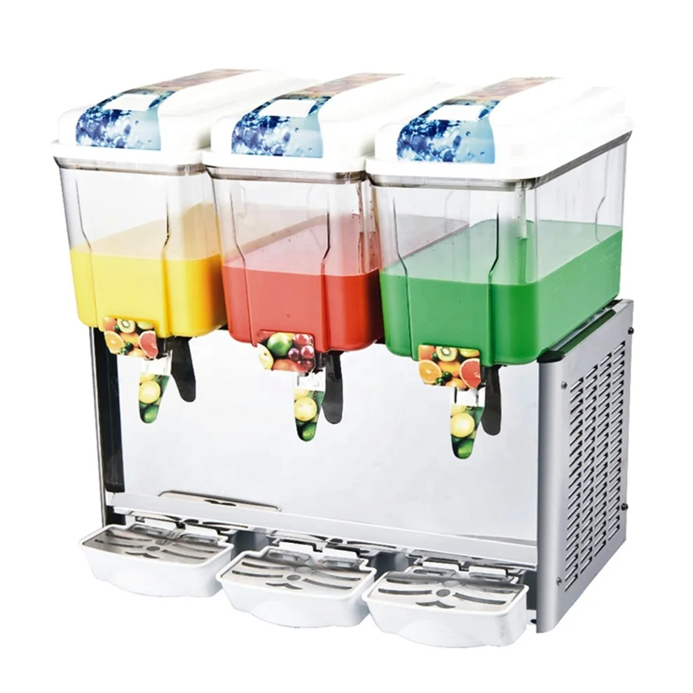 

3 tanks Juice Beverage Dispenser Machine/mixed fruit concentrate juicer