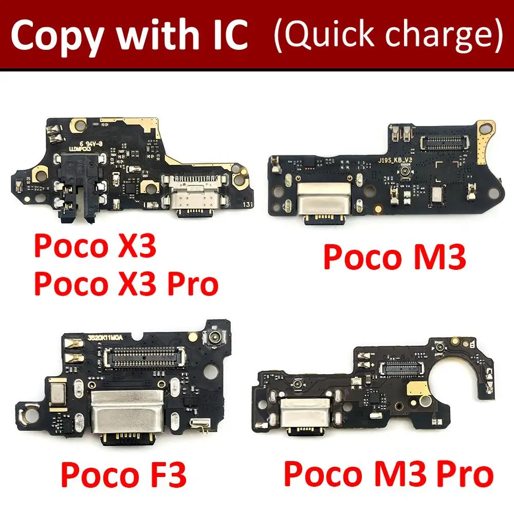 

10 шт. док-разъем Micro USB зарядное устройство порт для зарядки гибкий кабель плата с микрофоном для Xiaomi Poco M3 F3 X3 M4 Pro / Redmi 9T
