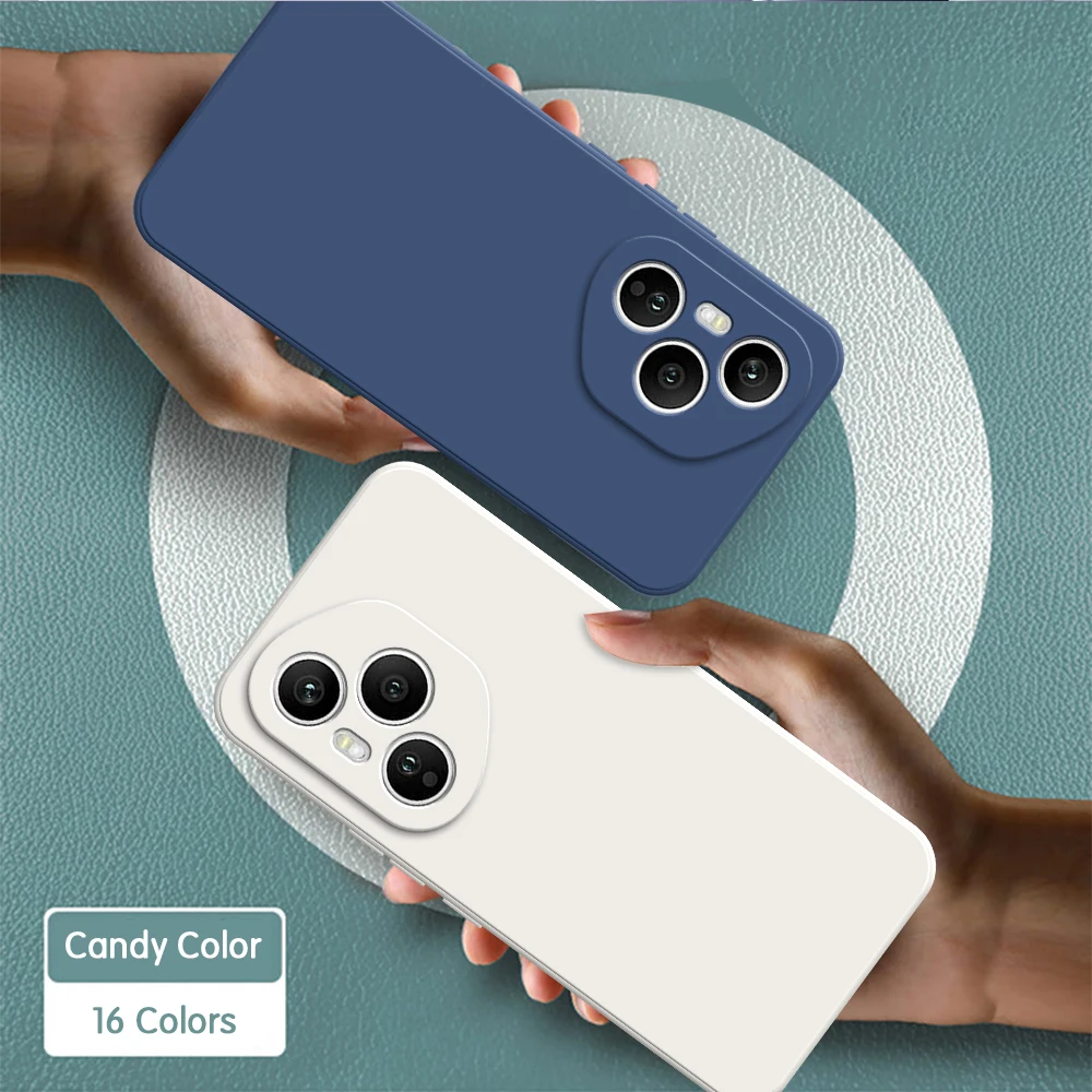 Premium Soft Liquid Silicone Phone Case – Candy Dual Layer Back Cover