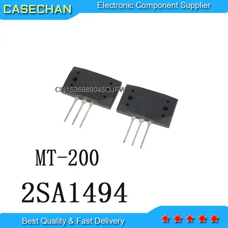 

PCS New and Original 5Pairs 2SC3858 MT-200 NPN + PNP TO-3P 2SA1494