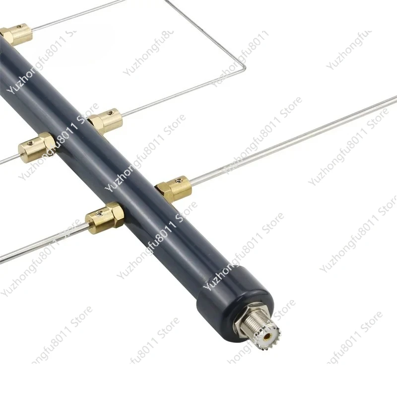 HamGeek HG-U80 6-엘리먼트 야기 안테나 UHF 400Mhz-480Mhz 풀밴드 위성 지향성 안테나